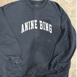 Anine Bing charcoal grey Crewneck Sweatshirt